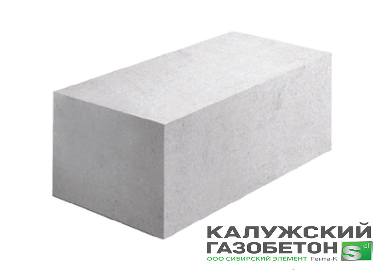 Газобетонный блок Калужский газоблок D300 625x375x250